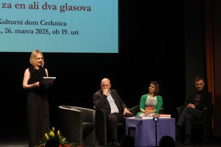 Predstavitev zbirke pesmi Frana Gerbiča 14 Foto Ljubo Vukelič